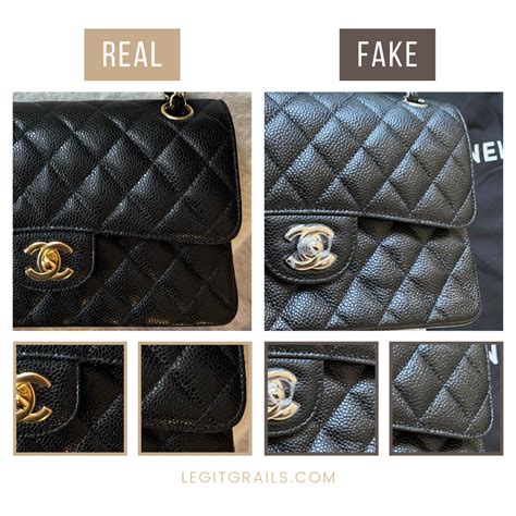 chanel bag real vs fake